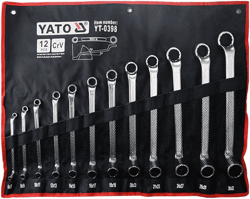 YATO Double Ring Spanner Set 12Pcs 6-32MM - YT-398
