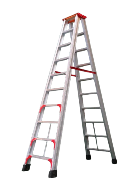 Aluminum Double-Sided Ladder – 9-Step