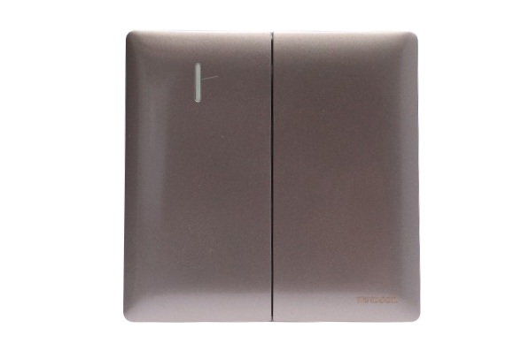 Windsor Innova Light Coffee 2 Gang 2 Way Switch 1A - 9134CF