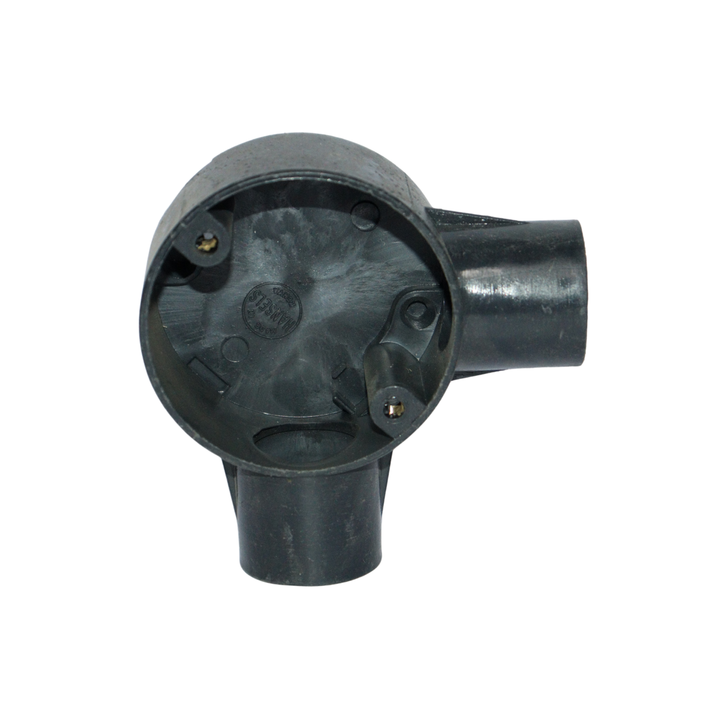 20MM 2 Way Angle PVC Junction Box Black