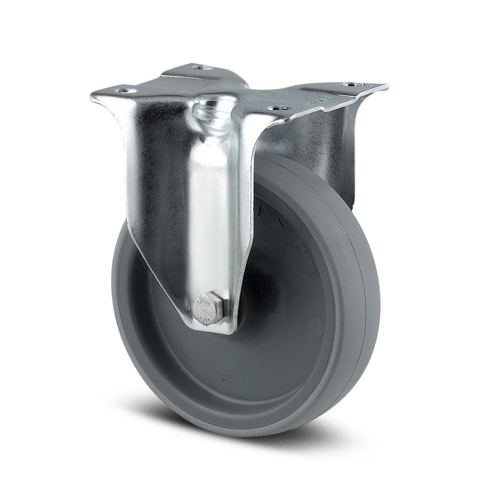 6.3'' FIXED CASTOR PU THREAD 3478 UAR 16 P63 INDUSTRIAL CASTORS TENTE