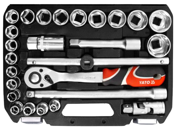 YATO 1/2" Socket Set 26 Pcs - YT-38752