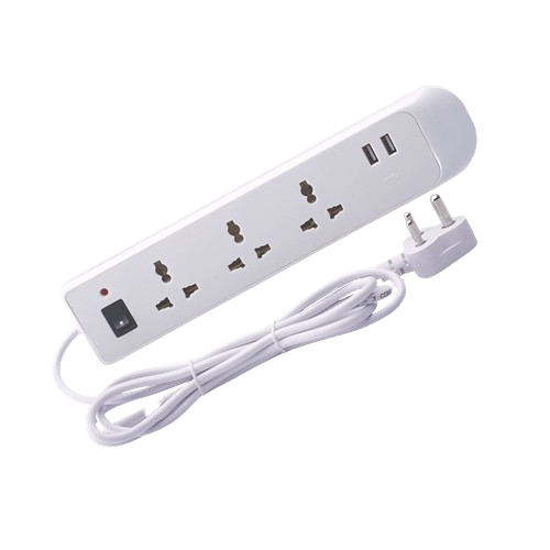 Bajaj 3 Way Extension with 2 USB