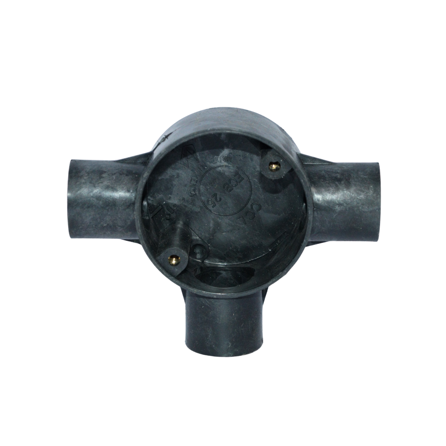 20MM 3 Way PVC Junction Box Black