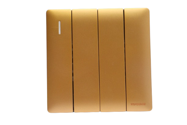 Windsor Innova Golden 4-Gang 2-Way Switch 1A - 91364DY
