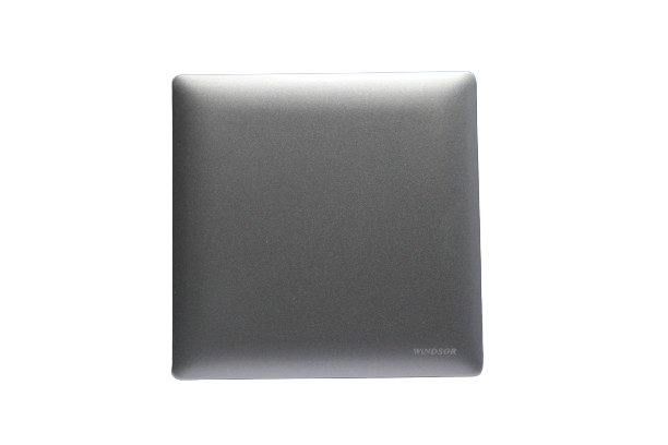 Windsor Innova Grey 1 Gang Blank Plate - 9141GR