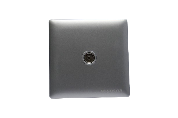 Windsor Innova Grey Coaxial Socket - 91432GR