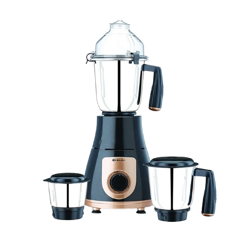 Bajaj 75 Watts Mixer Grinder with 3 Jars (Black) - GX 371