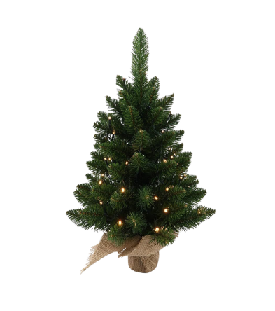 Mini Christmas Tree with 8 LED Lights – Small Holiday Decoration