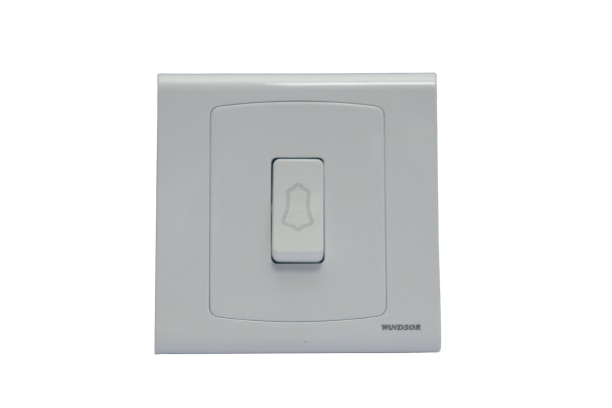 Windsor Royal Star White Bell Switch 1A - D317