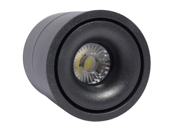 12W LED Spot Light Black 65K - DORA12-SURFACE WINDSOR