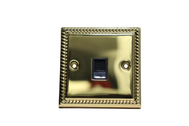 Windsor Noble Gold 1 Gang RJ45 Data Socket - G442