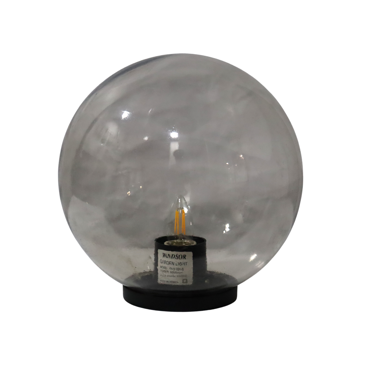 GBL-300-B Ball Light Fitting – Clear, Made in Kenya