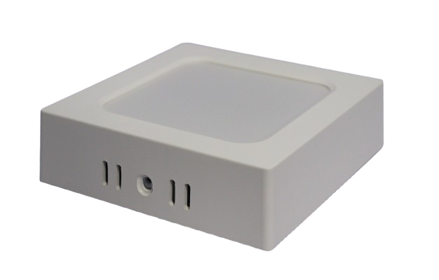 12W Square Surface LED Panel Light, Warm White