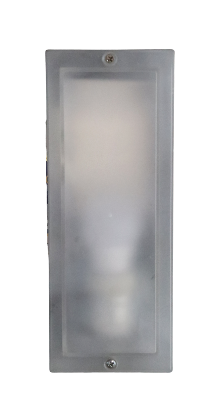 Wall Bulkhead Fitting – Frosted Cover, E27 Base with Switch