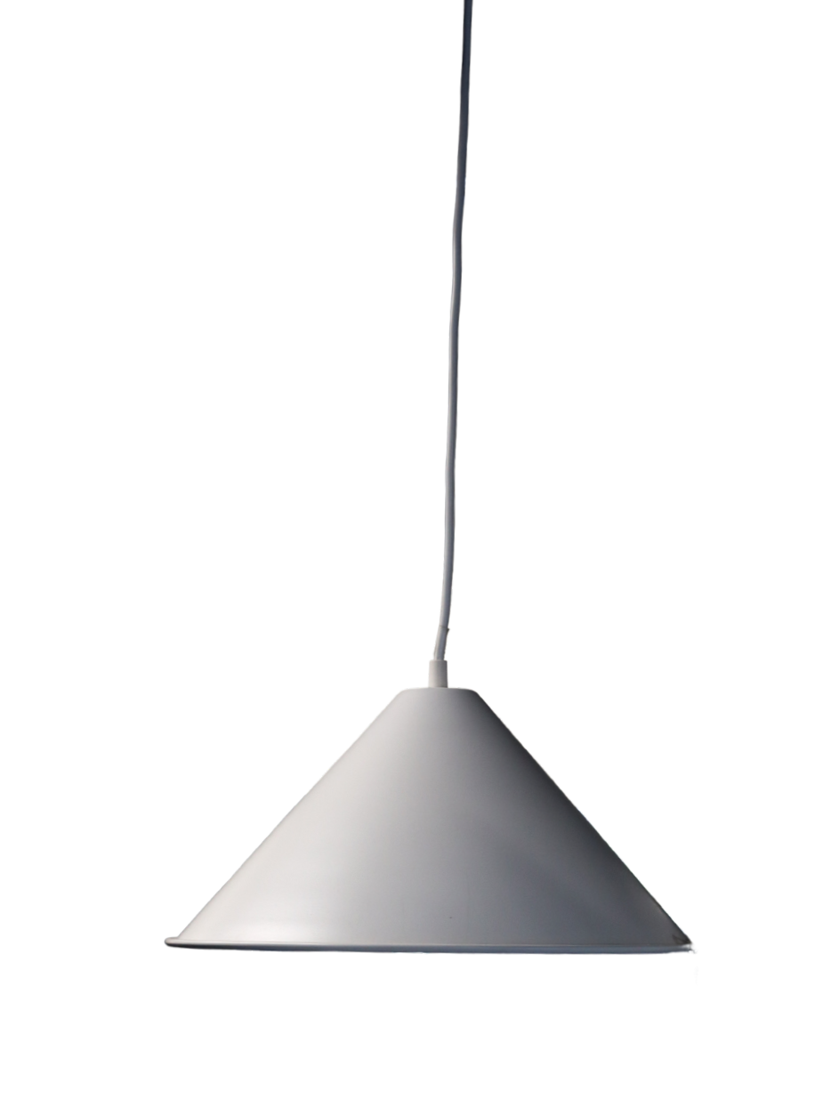 Somerset Modern Hanging Pendant Lamp – White Finish, E27 Base