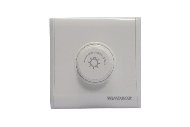 Windsor Pioneer White 1 Gang 5W Dimmer Switch - P355F