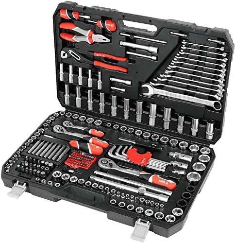 YATO 225PCS Socket Set 1/4", 3/8" & 1/2" Complete Tool Kit YT-38941