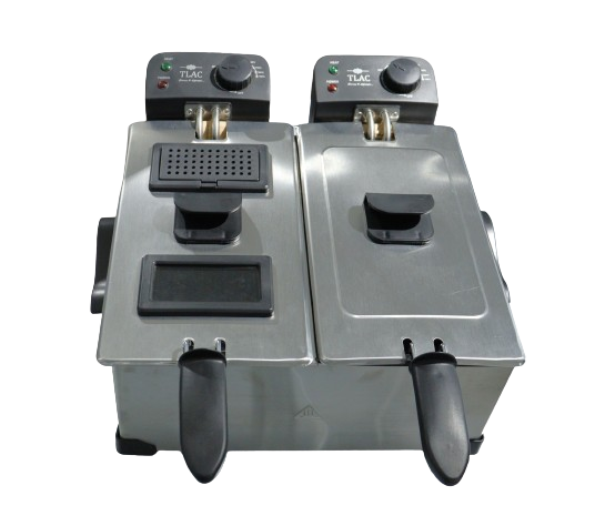 TLAC Deep Fryer with Double Pots 6L 275W - TL-DF-6L