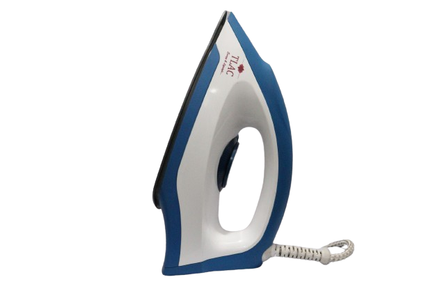 Dry Iron 1300W Non-Stick Blue and White