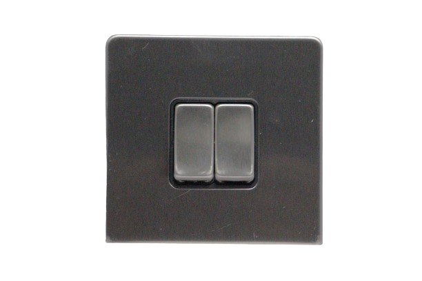 Windsor VIP Chrome 2 Gang 2 Way Switch 1A - VC34Y