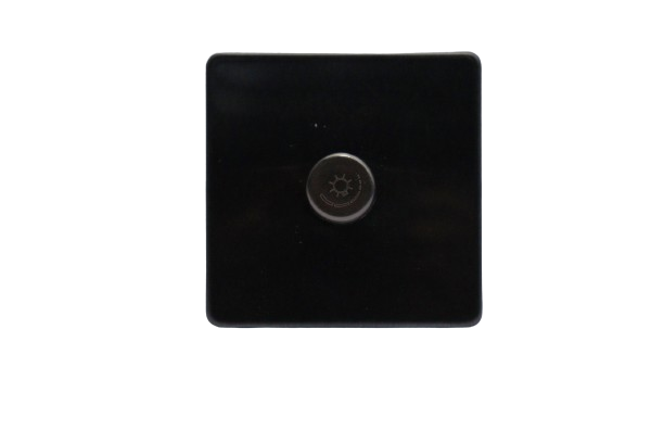 Windsor VIP Black 1 Gang 5W Dimmer Switch, Single Pole - VC355GB