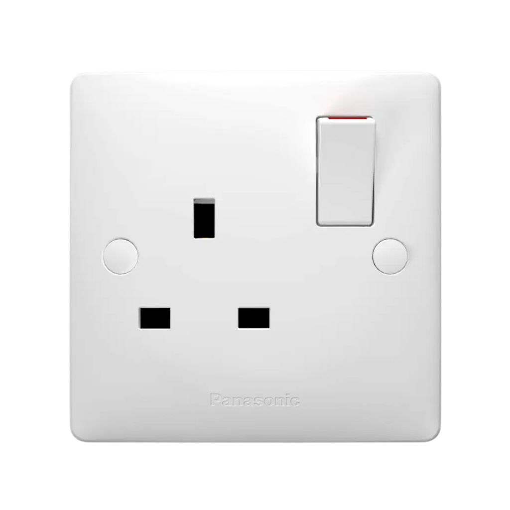 Panasonic 13A Single Switched Socket W1 WABA1211-N – Durable & Safe