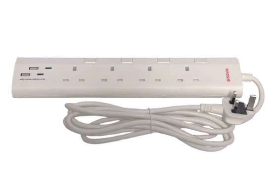 4 Way Extension Socket with 3M Cable, 2 USB & 2 Type-C WI-U505UC – BS Standard | Windsor Kenya