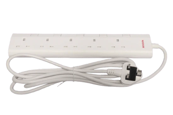 5 Way Extension Socket with 3M Cable WI-U505 – BS Standard | Windsor Kenya