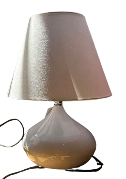 White Painted Table Lamp