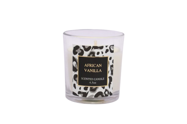 4.5 oz African Vanilla Scented Candle