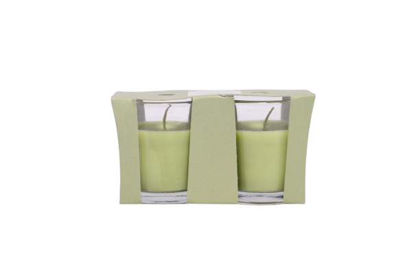 2PK JASMINE SCENTED CANDLES 40G