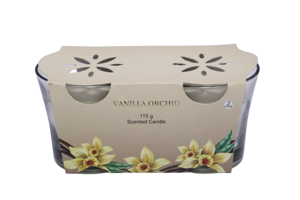 2PK Vanilla Orchid Scented Candles