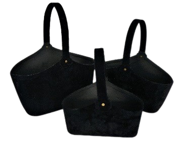 Basket Tray Black APK2014M 34.5x13.5x15.5