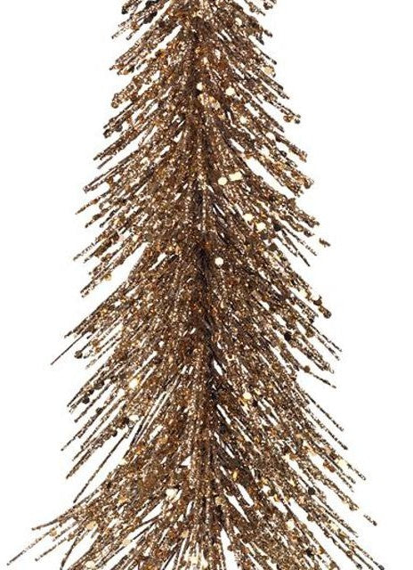 30cm Gold Decorative Christmas Tree – Mini Holiday Ornament
