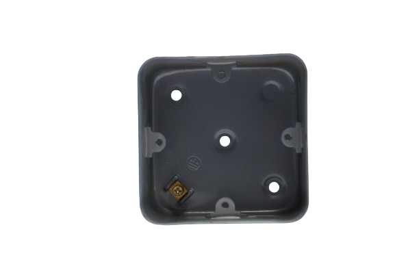 Windsor Metallic 4mm 1 Gang Cavity Box with Knockout - M831