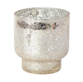 10AB2202 Cylinder Glass Candle – Small Gold