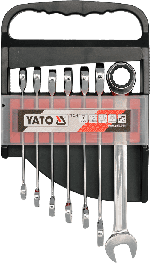 YATO Combination Ratchet Wrench Set - YT-28