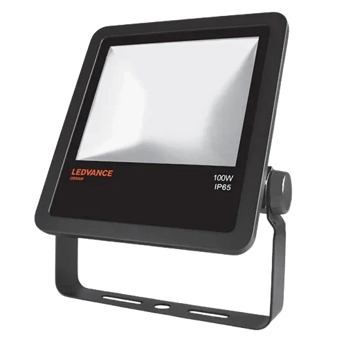 LEDVANCE 100W LED ECO Flood Light – Warm White 3000K, IP65 Waterproof