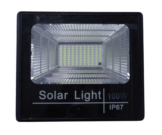 LED Solar Flood Light 1W Daylight with Remote IP65 ALVA - Windsor