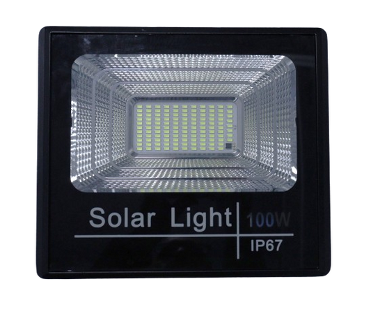 LED Solar Flood Light 1W Daylight with Remote IP65 ALVA - Windsor