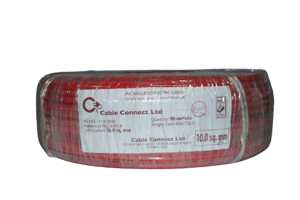 1MM Single Core Cable Red (9 MTR ROLL)