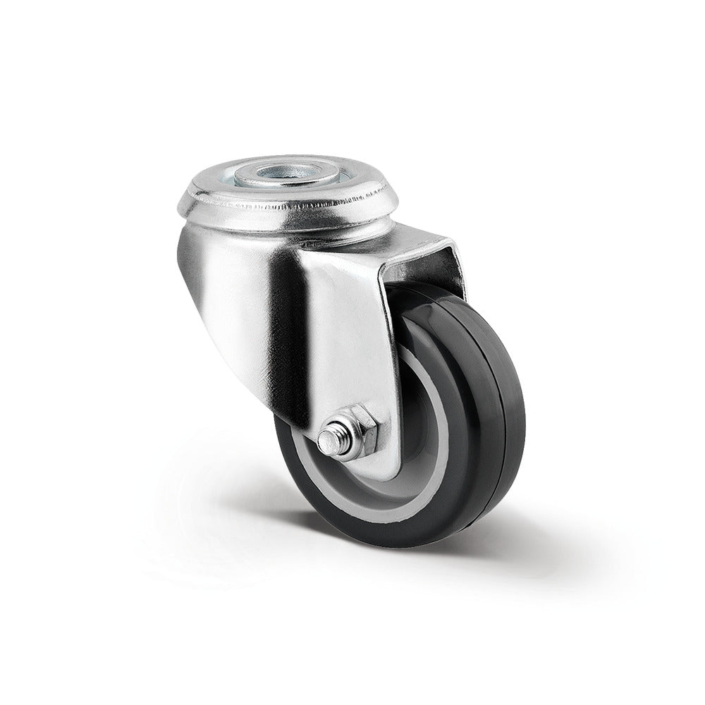 2" SWIVEL CASTOR PU THREAD 147 PAO 5 P4 FURNITURE & EQUIPMENT STEEL CASTOR TENTE