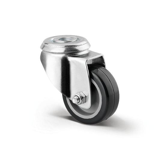 2" SWIVEL CASTOR PU THREAD 147 PAO 5 P4 FURNITURE & EQUIPMENT STEEL CASTOR TENTE