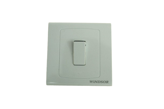 10A 1-Gang 1-Way Plate Switch