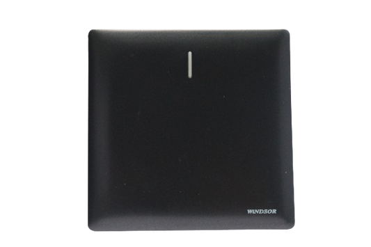 Windsor Innova Black 1 Gang 2 Way Switch 1A - 9132GB