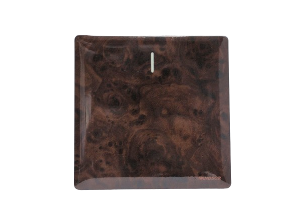 Windsor Innova Wooden 1 Gang 2 Way Switch, 1A - 9132WD