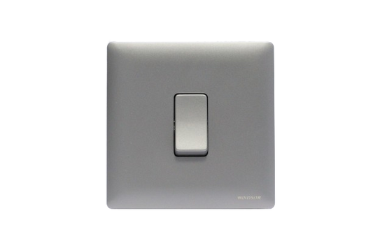 Windsor Innova Silver 1 Gang 2 Way Intermediate Switch 1A - 91313DS