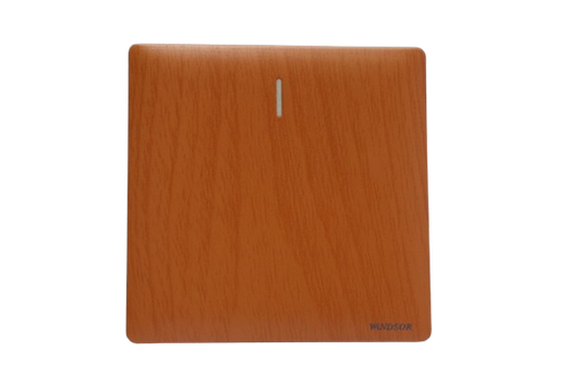 Windsor Innova Light Wooden 1 Gang 2 Way Switch, 1A - 9132LW