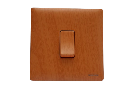 Windsor Innova Light Wooden 1-Gang 2-Way Intermediate Switch 1A - Model 91324LW